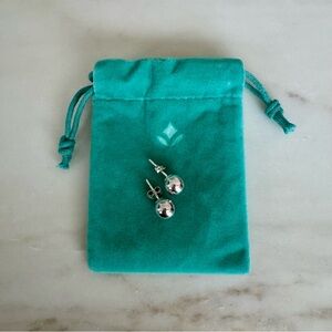 Brilliant Earth Sterling Silver Ball Stud Earrings — NEW